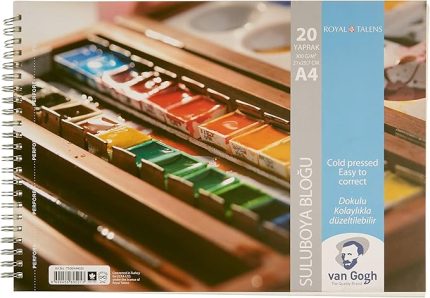 GOGH SULUBOYA BLOĞU 300 GR A4 20 YAPRAK SPİRALLİ