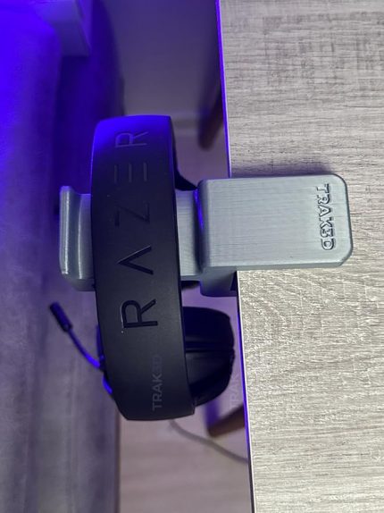Premium Asılabilir Kulaklık Standı Gümüş Gri (Montaj Videosunu İzlemeden Kullanmayın)