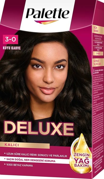 Deluxe 3-0 Koyu Kahve 50 Saç Boyası