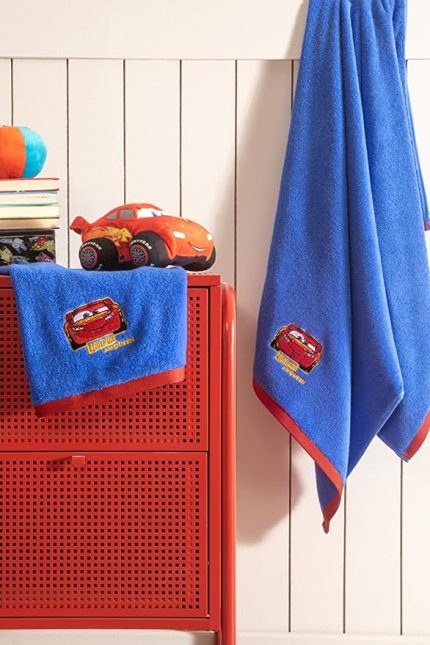 Cars Mcqueen Disney Lisanslı 2'li Havlu Set