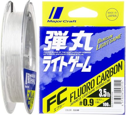 Craft Dangan Light Game Fluoro Carbon Misina DLG-F-0.9/0.157mm/3.5lb/1.98kg/100mt