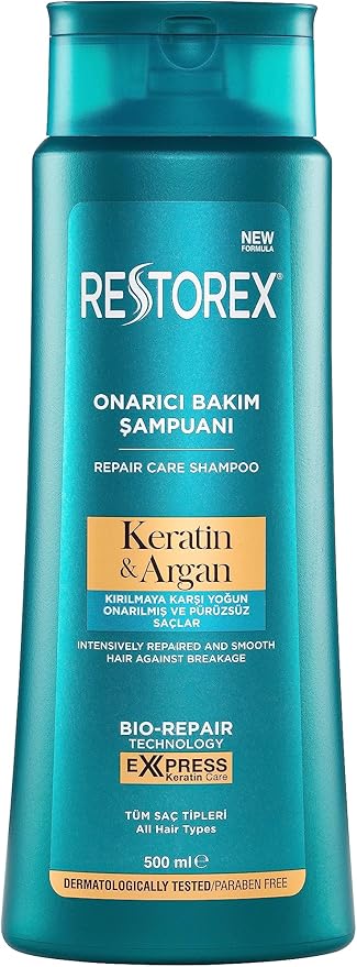 Kırık ve İşlem Görmüş Saçlar için Onarıcı Bakım Şampuanı 500 ML