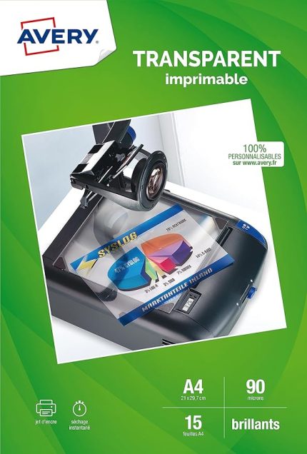 Zweckform Inkjet yazıcılar için 2503 baş üstü folyo (10 şeffaf folyo, A4, özel kaplama, üst üste işlenebilir, bulaşma ve akıntı olmadan hızlı renk çekimi, folyo kalınlığı 0,11 mm)
