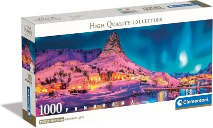 1000 el. Panorama Colorful Night Lofoten Island [PUZZLE]
