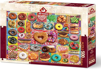 Puzzle Donutlar 500 Parça Puzzle