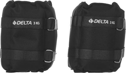 El Ayak Bilek Kas Güçlendirici Ağırlık Seti,2 x 3 Kg,Siyah
