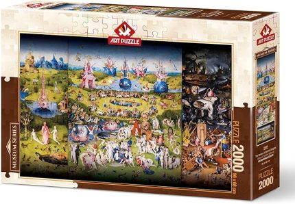 Puzzle Dünyevi Zevkler Bahçesi, Hieronymus Bosch 2000 Parça Puzzle