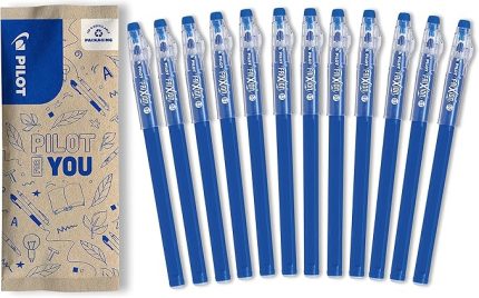 - FriXion Ball Stick 12'li Set - Jel Mürekkep Silinebilir - Mavi - FriXion Tükenmez Kalem Kutusu - Kalem Kutusu için - Okul Malzemeleri - Orta Uçlu