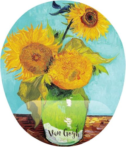fikirler Van Gogh Ayçiçekler Natürmort Bilek Destekli Mouse Pad