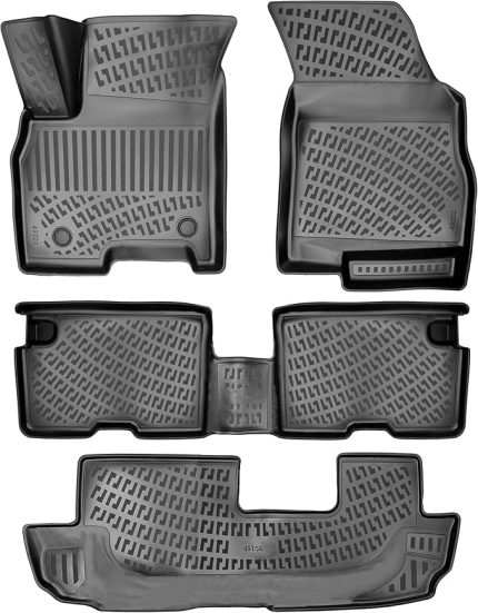 Chery Tiggo 8 Pro Avantgarde Paket 7 Koltuklu 2024 Sonrası Uyumlu 3D Havuzlu Paspas