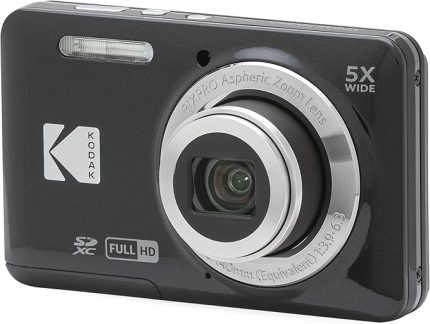 Friendly Zoom FZ55 Dijital Fotoğraf Makinesi -16MP, 5x Optik Yakınlaştırma, 2.7 inç LCD Ekran (Siyah)