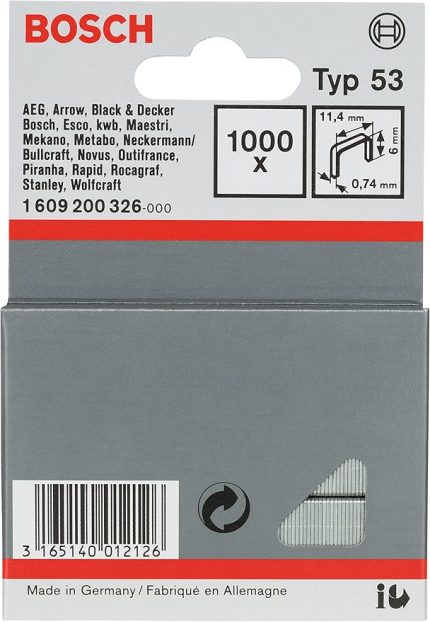 - Zımba Teli Tip 53 11, 4*0, 74*6 mm