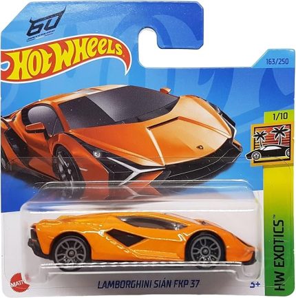 Wheels - Lamborghini Sián FKP 37 - HW Exotics 1/10 - HKH93 - Short Card - turuncu - Mattel 2023