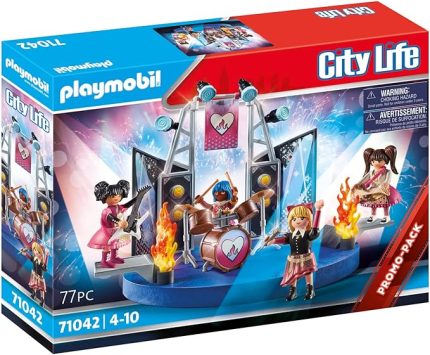 71042 Müzik Grubu Promosyon Paketi, Playmobil müzik, rol yapma, grup pratiği, genç kız grubu, genç erkek grubu, gösteri zamanı, oyuncaklar, figürler, 4 yaş ve üzeri için uygun oyun setleri