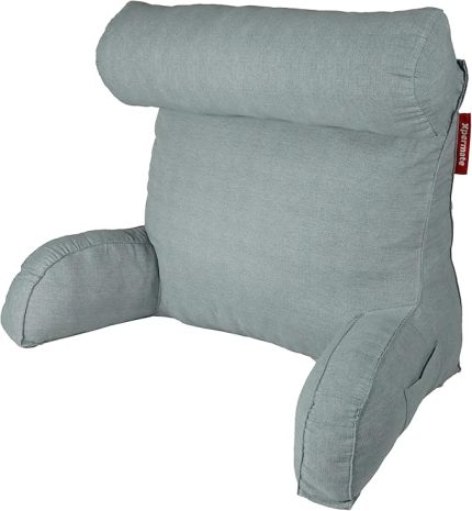 Tv Yastık, Kollu Yastık, Ayarlanabilir Sırt Destek Yastık, Boyun Desteği, Tv Yastık ve Üçgen Yastık, Fermuarlı Sırt Yastık, Bel Yastık (Gri)