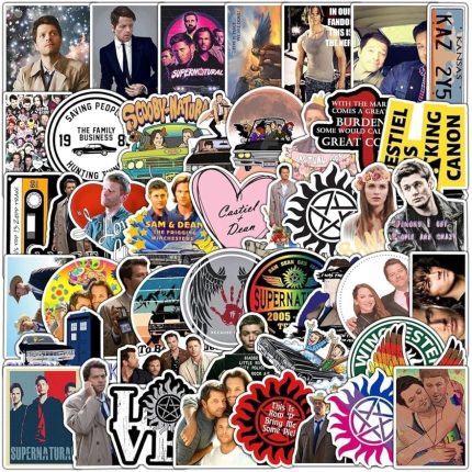 Major Selection Supernatural Dizisi Seri 1 Macbook Notebook Tablet Telefon Ajanda Laptop Defter Sticker Seti