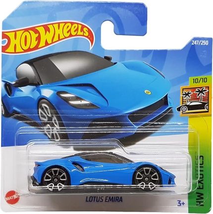 Wheels - Lotus Emira - HW Exotics 10/10 - HCT00 - Short Card - Spor araba - mavi - Mattel 2022