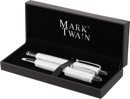 MC-18409 Ferraghini Kalem, Gümüş/Siyah