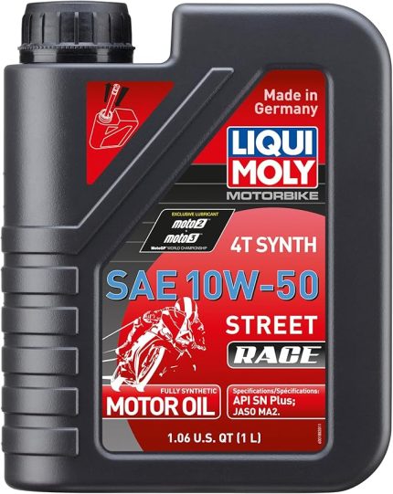 Moly Motor yağı Motorbike 4T Synth 10W-50 Street Race 1 Litre, 1502