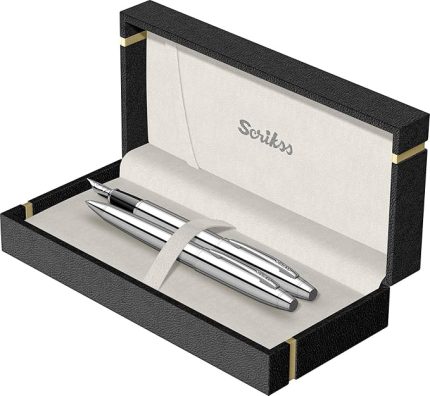 Noble 35 Dolma Kalemtükenmez Kalem Takım Krom