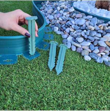 Moda Çim Ayırıcı 25 M Yeşil Çim Sınırlayıcı Taş Toprak Ayıracı Çim Ayracı Çim Ayırıcı Bariyeri