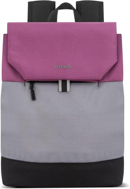 Zen Eco MCE-1303 Sırt Çantası - Macbook Çantası, Hırsızlığa Karşı Koruma, Küçük, Mini, 13-14 inç Laptop, Günlük ve İş Kullanımı, Şık Tasarım, Üniversite ve Okul İçin, Bordo Gri