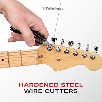 Waves D'Addario Accessories Pro-Winder - Gitar Teli Sargısı, Kesici, Köprü Pimi Çekici, Üstün Ergonomik Hepsi Bir Arada Alet, Germe İçin, Siyah - Görsel 5