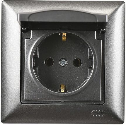 Visage Füme Kapaklı Topraklı Priz