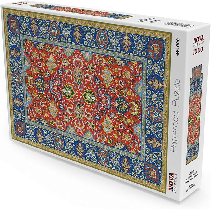 Puzzle 1000 Parça Renkli Halı Deseni Puzzle