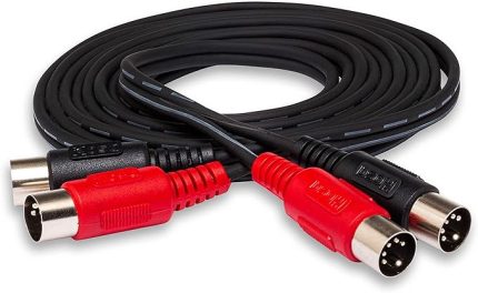 Çift 5-pin DIN (M) - 5-pin DIN (M) MIDI Kablosu 2 m (MID-202)