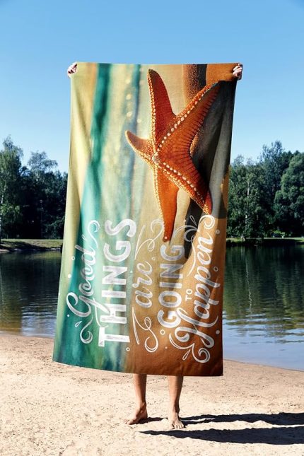 Teknolojisi ile Üretilen Hafif ve Kum Tutmayan Plaj Havlusu – 75X130 – 90x150 Cm Good Things essnNM17