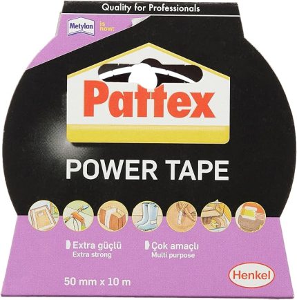 Power Tape Gri Renkli 50mm x 10m