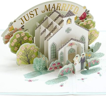 Signature Paper Wonder Pop Up Düğün Kartı (Happy Wedding Day)