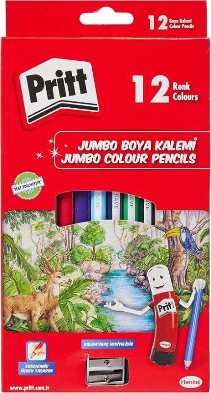 12'li Jumbo Kuru Boya Kalemi