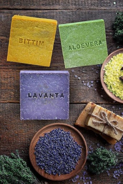 Gurme Seti - Lavanta - Bıttım - Aloevera Doğal Sabunlar 140 Ar Gram