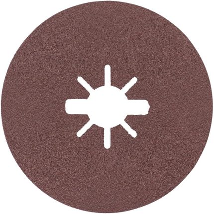 Accessories Professional Fiber Zımpara Diski Expert (Metal için, X-LOCK, R444, Ø115 mm, Granülasyon 120, Delik Çapı: 22,23 mm, 1 Disk