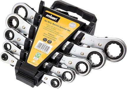 46905 5 pc Ratchet Ring Spanner Set