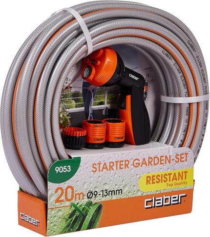 9053 Starter Garden-Set Hortum Başlangıç Seti 20 Metre 9-13 Mm Hortum, Çok İşlevli Sulama