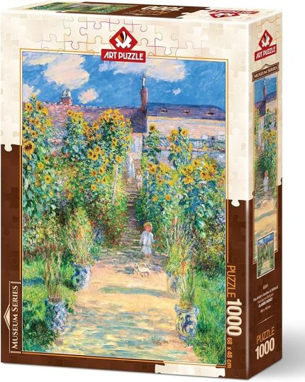 Puzzle Sanatçının Bahçesi, Claude Monet 1000 Parça Puzzle