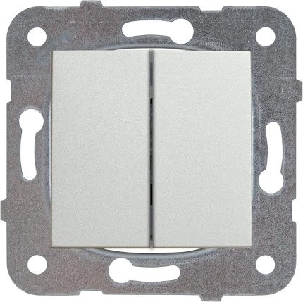 Novella Met Beyaz Komütatör Mekanizma+Düğme Kapak Çabuk Bağlanti Çarpma Karşıtı Çocuk Korumalı