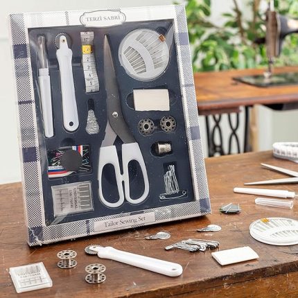 Sabri Dikiş Seti Gri