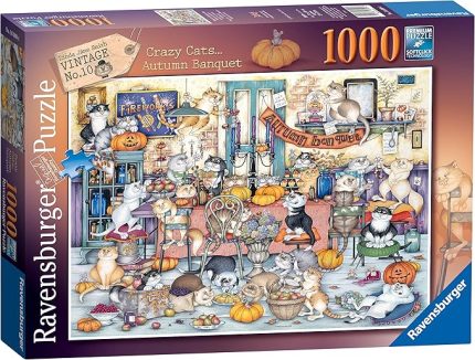 1000p Puz Çılgın Kediler Yapboz