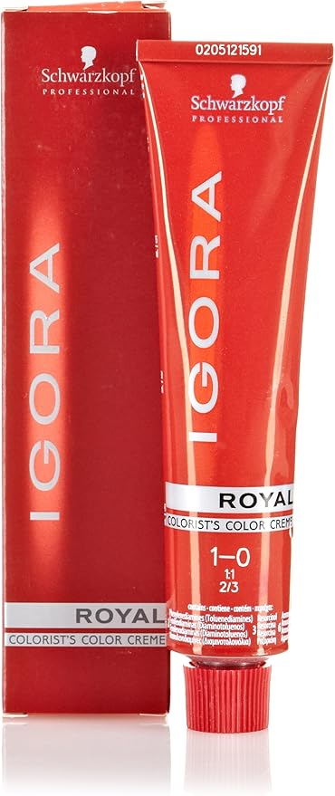 Professional Igora-Royal Saç Boyası 1.0 Siyah