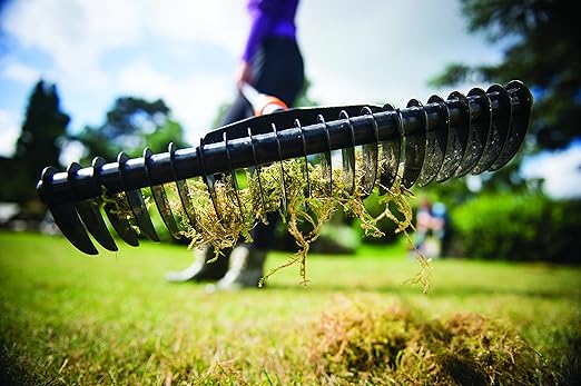 Aerator Tırmığı, Uzunluk: 37 cm, Siyah/Turuncu, 1000655 - Görsel 3