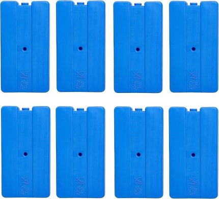 Aküsü Buz Kasedi Ice Box 8nanli Set 370 ml x 8, Ankanorm, Mavi