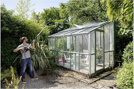 TLA 4 teleskopik püskürtme borusu, ön cephelerin, sundurmaların veya kış bahçelerinin kolay temizlenmesi, teleskopik püskürtme borusu sayesinde yüksek basınçlı temizleyici ile, kademesiz - Görsel 4