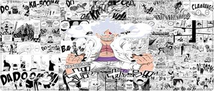 Gaming Mouse Pad 70x30, 90x40 Mouse Pad XXL Büyük Dikişli Oyuncu Mouse Pad Speed Mousepad (One Piece Luffy, 90x40 cm)