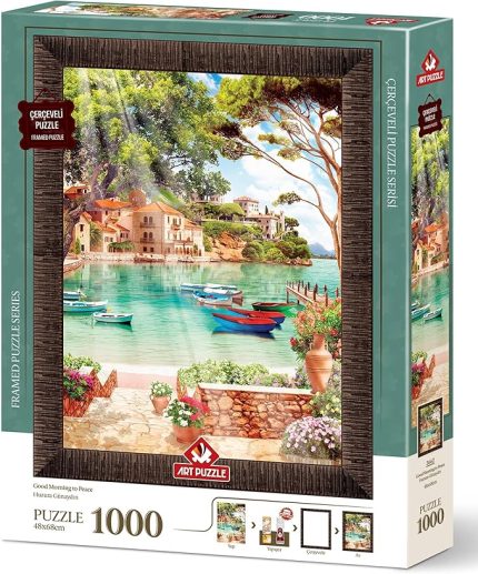 Puzzle Huzura Günaydın 1000 Parça Çerçeveli Puzzle