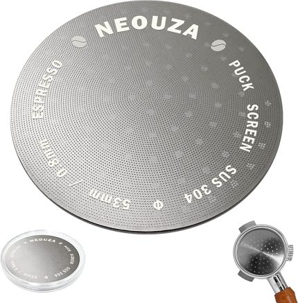 V3 Espresso 53mm Puck Ekran 0.8mm Kalınlığı Mesh Filtre Paslanmaz Çelik Barista Kahve Portafilter Sepeti için