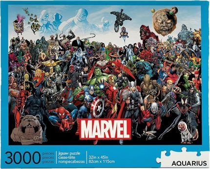 KOVA BURCU Marvel Bulmaca Cast (3000 Parça Puzzle) - Resmen Lisanslı Marvel Mal ve Koleksiyon - Glare Free - Hassas Fit - hemen hemen yok Dust Bulmaca - 32x45in"